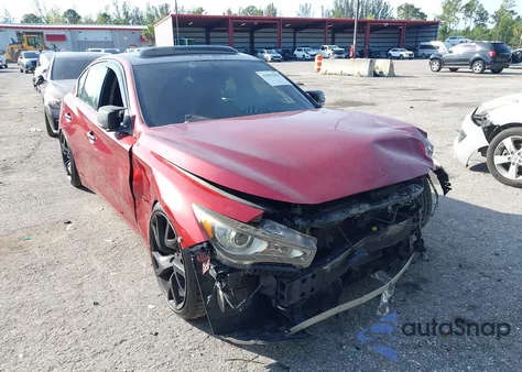 2015 Infiniti Q50 Premium/Sport from USA, damaged, VIN JN1BV7AP5FM339324